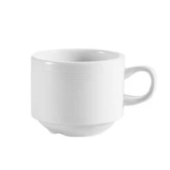 CAC China HMY-1-S Harmony Coffee Cup 8 Oz., 3 1/2" - 3 Doz
