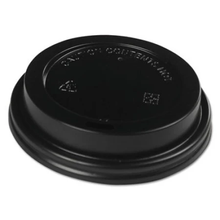 Black Hot Cup Lids, Fits 10-20 Oz. Cups, 1000/Carton 1 Black Hot Cup Lids, Fits 10-20 Oz. Cups, 1000/Carton