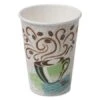 Dixie Paper Hot Cups, Paper, 12 Oz., Coffee Dreams Design, 1000/Carton