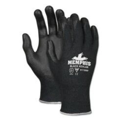 Kevlar Gloves 9178NF, Kevlar/Nitrile Foam, Black, X-Large