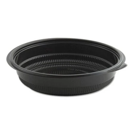 MicroRaves Incredi-Bowl Base, 32 Oz., 8.5" Dia X 1.92"h, Black, 150/Carton 1 MicroRaves Incredi-Bowl Base, 32 Oz., 8.5" Dia X 1.92"h, Black, 150/Carton