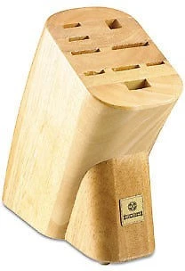 Mundial 6100BLOCK 9-Slot Elegance Style Wood Knife Block