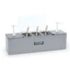 Nemco 88100-CB-2 Stainless Steel Condiment Bar With Two 3 Qt. Pumps And 1.1 Qt. Condiment Trays 26"