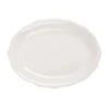 CAC China SC-12 Seville Scallop Edge Oval Platter 9 5/8" - 2 Doz