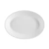 CAC China FR-12 Franklin Rolled Edge Oval Platter. 10 5/8" - 2 Doz