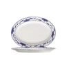 CAC China 103-40 Blue Lotus Platter 8 1/4" - 3 Doz