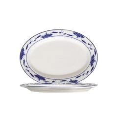 CAC China 103-40 Blue Lotus Platter 8 1/4" - 3 Doz