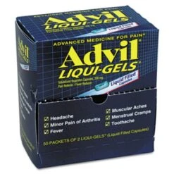 Pain Relievers/Medicines, XStrength Non-Aspirin Acetaminophen,2/Packet,125 Pk/Bx