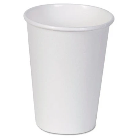 Dixie White Hot Paper Cups, Hot, 12 Oz., White, 50/Sleeves, 20 Sleeves/Carton 1 Dixie White Hot Paper Cups, Hot, 12 Oz., White, 50/Sleeves, 20 Sleeves/Carton