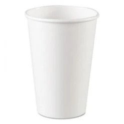 Dixie White Paper Hot Cups, ,16 Oz., 1000/Carton