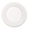 Paper Dinnerware, Plate, 10 1/2" Dia, White, 500/Carton