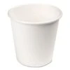 White Paper Hot Cups, 4 Oz., 1000/Carton