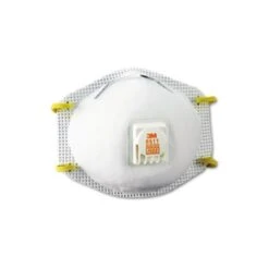3M Particulate Respirator W/Cool Flow Exhalation Valve, 10 Masks/Box