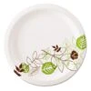 Dixie Pathways Soak-Proof Shield Mediumweight Paper Plates, 6 7/8", 8 Pks/125,1000/Ct