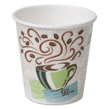 Dixie PerfecTouch Paper Hot Cups, 10 Oz., Coffee Haze, 1000/Carton 1 Dixie PerfecTouch Paper Hot Cups, 10 Oz., Coffee Haze, 1000/Carton