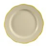 CAC China SC-7G Seville Scallop Edge Plate Gold Band 7 3/8" - 3 Doz