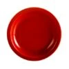CAC China L-7NR-R Las Vegas Red Narrow Rim Plate 7 1/4" - 3 Doz