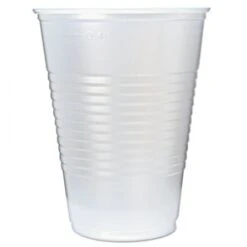 Fabri-Kal RK Ribbed Clear Cold Drink Cups, 16 Oz., 1000/Carton