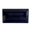 CAC China TG-RT13-CBU Tango Cobalt Blue Rectangular Platter 11 5/8" - 1 Doz