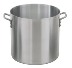 Royal ROY SS RSPT 60 Stainless Steel Induction Ready Stock Pot With Cover 60 Qt.