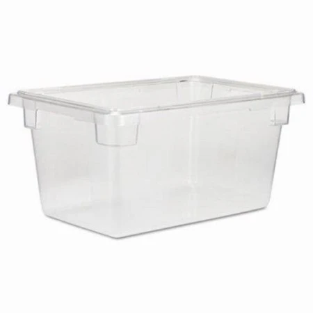 Rubbermaid Clear Food/Tote Box, 5 Gallon, 12" X 18" X 9 1 Rubbermaid Clear Food/Tote Box, 5 Gallon, 12" X 18" X 9
