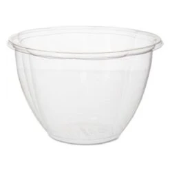 Eco-Products Salad Bowls, Clear, 48 Oz., 6.69" Dia, 300/Carton