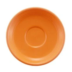 CAC China TG-2-TNG Tango Tangerine Saucer For TG-1-TNG 6" - 3 Doz