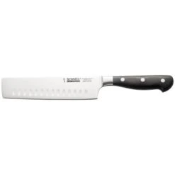 CAC China KFNK-G72 Schnell Nakiri Knife With Granton Edge 7 1/4"