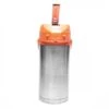 Service Ideas CTAL37OR Stainless Steel Lined Airpot With Lever, Orange Top 3.7 Liter