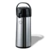 Service Ideas ECAS22S Eco-Air Stainless Steel Lined Satin Pump Lid Airpot 2.4 Liter