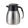 Service Ideas FVPC12 SteelVac Essential Carafe, Brushed With Black 1.2 Liter