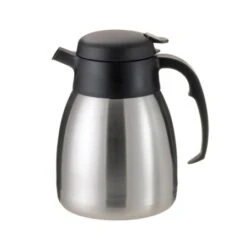 Service Ideas FVPC12 SteelVac Essential Carafe, Brushed With Black 1.2 Liter