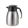 Service Ideas FVPC20 SteelVac Essential Carafe, Brushed With Black 2 Liter