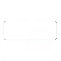 Service Ideas MT1 Rectangular Magnetic Flavor Tag, Blank