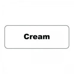 Service Ideas MT1CR Rectangular Magnetic Flavor Tag, Cream