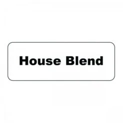 Service Ideas MT1HB Rectangular Magnetic Flavor Tag, House Blend