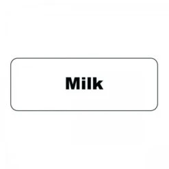 Service Ideas MT1MI Rectangular Magnetic Flavor Tag, Milk