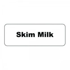 Service Ideas MT1SM Rectangular Magnetic Flavor Tag, Skim Milk
