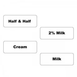 Service Ideas SC1CBCL Static Cling Labels Cold Pack, 20 Sheets