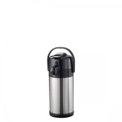 Service Ideas SECAL22S Eco Air Stainless-Lined Lever Lid Airpot, 2.2 Liter