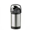 Service Ideas SVAP38CPL Brushed Stainless Lever Lid Economy Airpot 3.8 Liter
