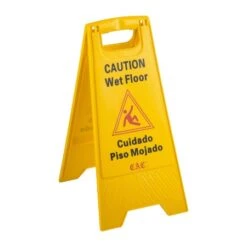CAC China SCWF-A Yellow " Wet Floor" Sign, A-Shape