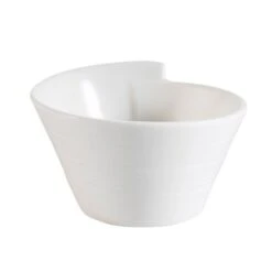 CAC China SUS-B4 Sushi Signature Bone White Small Bowl 9 Oz., 4 1/2" - 3 Doz