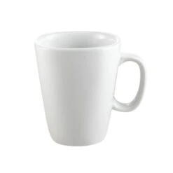 CAC China KSE-M12 Kingsquare Super White Square Mug 12 Oz., 3 3/8" - 3 Doz