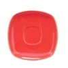 CAC China KC-2-R Color Arts Red Square Saucer For KC-1-R 6" - 3 Doz
