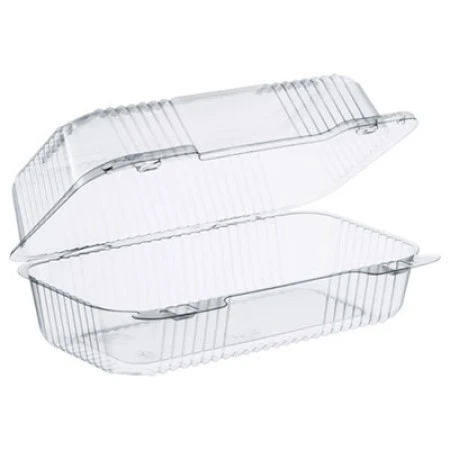 Dart Staylock Clear Hinged Lid Containers, 5.4" X 9" X 3.5"- 250 Pcs 1 Dart Staylock Clear Hinged Lid Containers, 5.4" X 9" X 3.5"- 250 Pcs