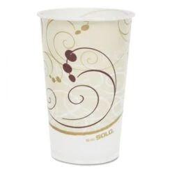 Dart Symphony Treated-Paper Cold Cups, 16 Oz - 1000 Pcs