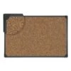 Universal Tech Cork Board, 24 X 18, Cork, Black Frame