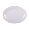 Thunder Group 2010TW Imperial White Melamine Oval Platter 9-7/8" X 7-1/4"