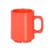 Thunder Group CR9010RD Orange Melamine Mug 8 Oz. - 1 Doz
